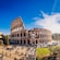 Vista panorámica del Coliseo de Roma, Italia